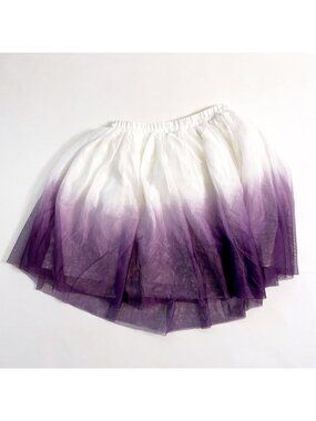 Tea Collection Purple Dipped Tulle Skirt, Size 10